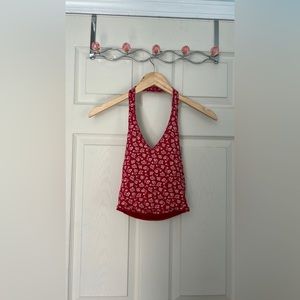 ‼️4/$15 Red Hollister Halter Top